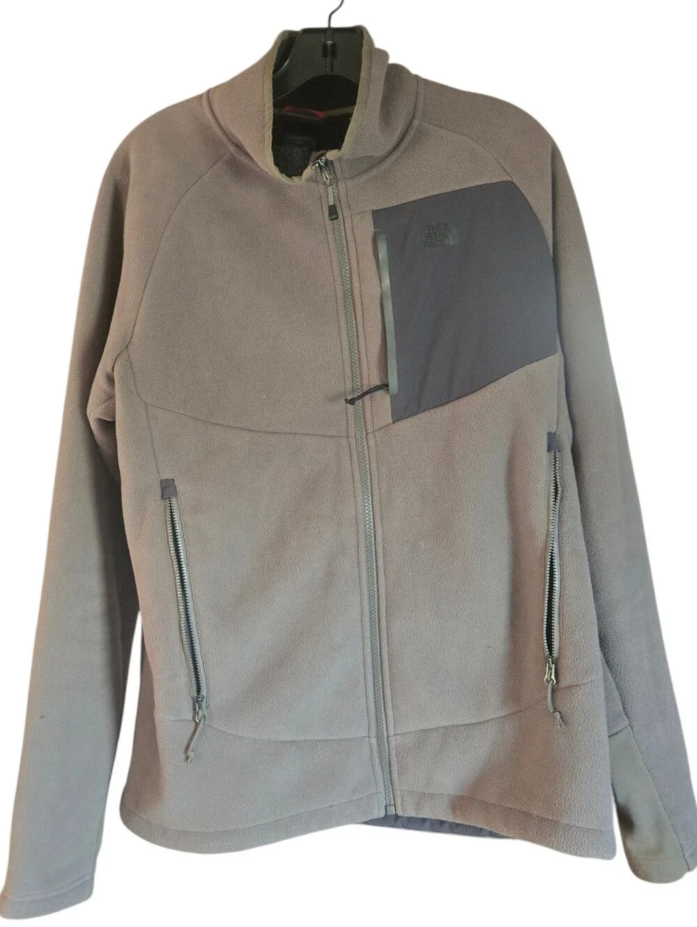 The North Face Men's Gray Fleece Full-Zip Jacket